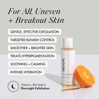 SKOON. FRUITFUL RADIANCE – AHA/BHA Night Exfoliant + Cleanse Pads